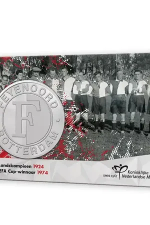 Nowość Nederland 2024 Penning 'Feyenoord landskampioen' in coincard