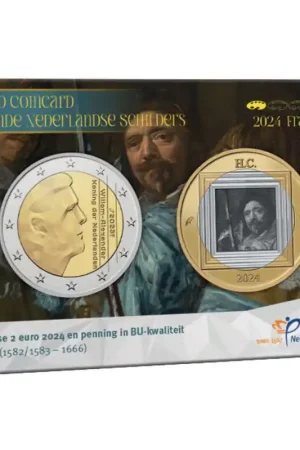 Promocja Nederland 2024 Holland Coin Fair coincard thema 'Frans Hals'