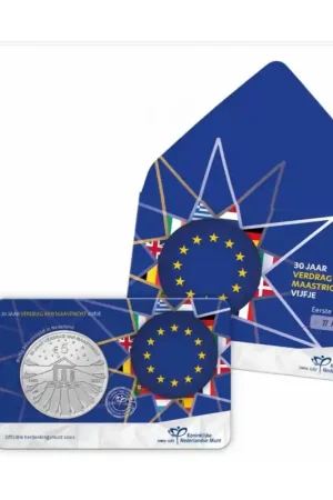 Nederland 2022 Verdrag van Maastricht Eerste Dag Uitgifte in coincard Premium