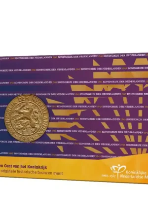 Nederland 2022 'Geelkoperen 1 cent 1943' in coincard Kup teraz