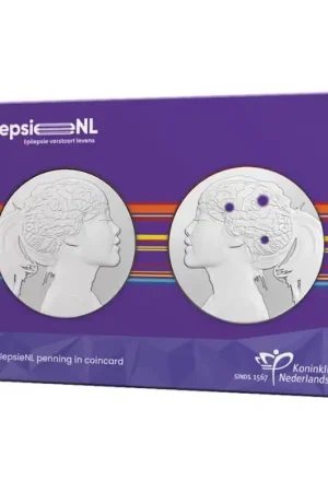Nederland 2023 Penning 'Epilepsie' in coincard Niska cena
