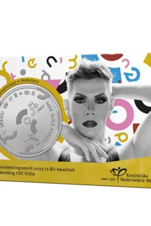 Nederland 2023 Het 50 Jaar Erkenning COC Vijfje Bu in coincard Tani