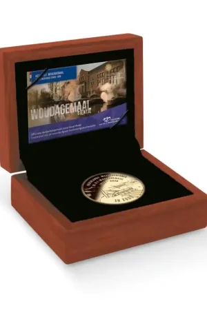 Nederland 2020 Het Woudagemaal Tientje Goud Proof Rabat