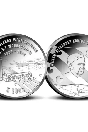 Nederland 2020 Het Wouda gemaal Vijfje Unc Rabat