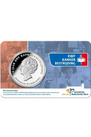 Zwrot pieniędzy Nederland 2019 Penning KWF Kankerbestrijding in Coincard