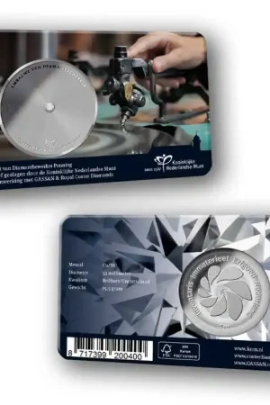 Nederland 2019 Immaterieel erfgoed 'Ambacht van de Diamantwerker' penningin coincard. Premium