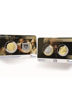 Nederland 2019 Holland Coin Fair coincard thema Rembrandt Oryginalny