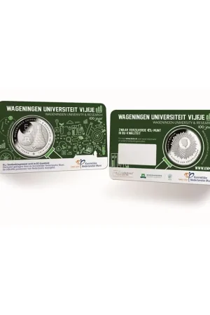 Oryginalny Nederland 2018 5 Euro Universiteit Wageningen Bu in coincard