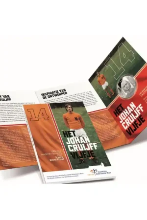 Oferta Nederland 2017 5 Euro Het Johan Cruijff vijfje Zilver Proof in Blister