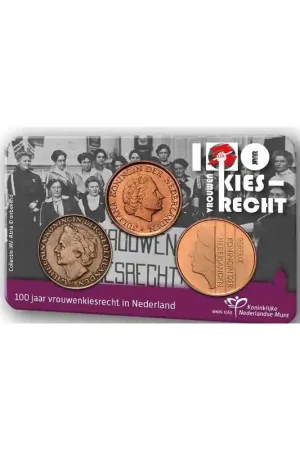 Nederland 2019 100 jaar vrouwenkiesrecht in coincard Oferta