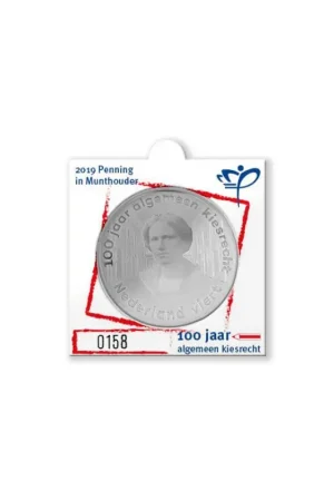 Zamów teraz Nederland 2019 '100 jaar Kiesrecht' in munthouder