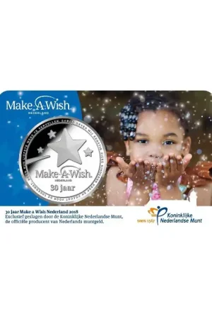 Nederland 2018 Penning Make a Wish in coincard Kup teraz