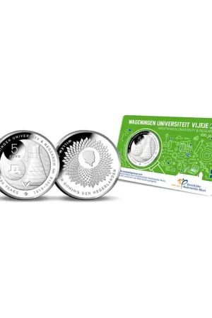 Kup teraz Nederland 2018 5 Euro Universiteit Wageningen Unc in coincard