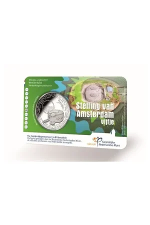 Tani Nederland 2017 5 Euro De Stelling van Amsterdam Bu in coincard