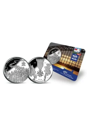 Nederland 2016 Penning 100ste Nijmeegse Vierdaagse Bu in coincard Oferta limitowana