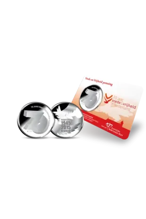 Bezpieczna płatność Nederland 2015 Vrede & Vrijheid penning in coincard