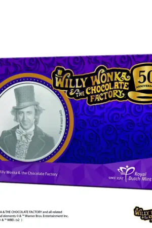 Nederland 2021 Penning 'Willy Wonka & the Chocolate Factory' in coincard Kup teraz