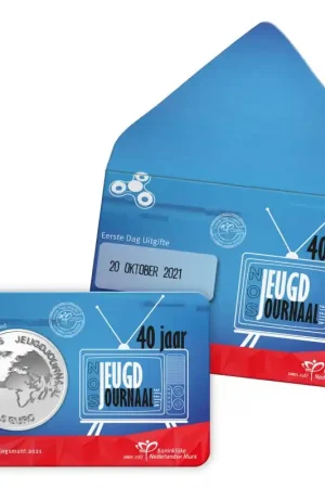 Nederland 2021 Het Jeugdjournaal Eerste Dag Uitgifte in coincard Zwrot pieniędzy