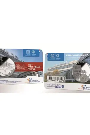 Nederland 2015 5 euro het van Nelle vijfje in coincard Autentyczny