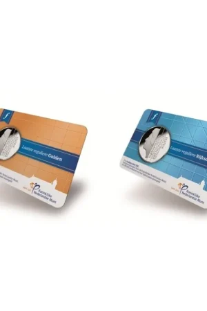 Nederland 2015 1 & 2½ gulden FDC 2001 in coincard Promocja