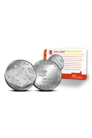 Wysoka jakość Nederland 2012 Penning 200 jaar Koninkrijk in coincard