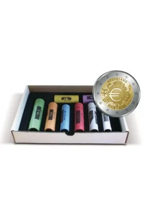 Nederland 2012 Muntrolpakket met extra de rol 2 euro 10 jaar Eur Rabat