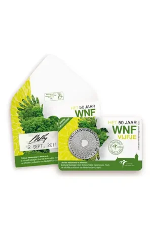 Tylko dziś Nederland 2011 5 euro WNF Unc in Coincard 1e dag uitgifte!!