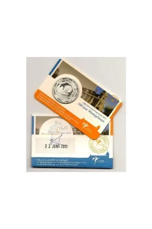 Nederland 2011 5 euro Muntgebouw Unc in Coincard 1e dag uitgift Najlepsza cena