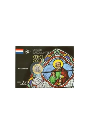 Nederland 2011kerstset deel 10 2 euro Eras. Rabat