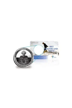 Popularny Nederland 2010 5 euro Nederland Waterland Unc in Coincard