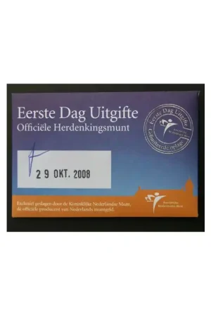 Premium Nederland 2008 5 euro Architectuur.Unc in Coincard 1e daguitgift