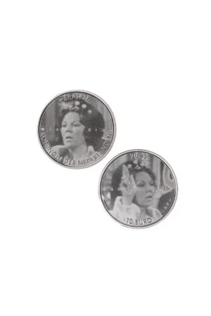 Oryginalny Nederland 2005 10 euro Regeringsjubileum Zilver Unc