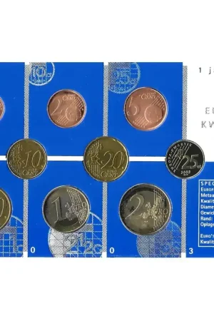 Nederland 2003 Muntset 1 jaar Euro met Europa kwartje UNC Tylko dziś