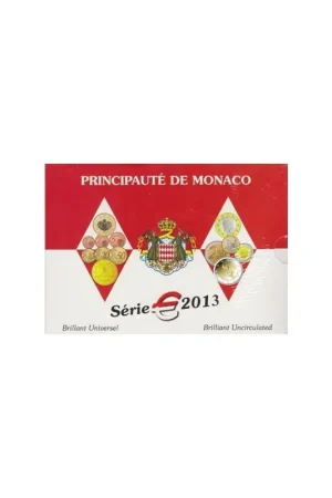 Monaco 2013 Bu set incl. de 2 euro comm. Popularny