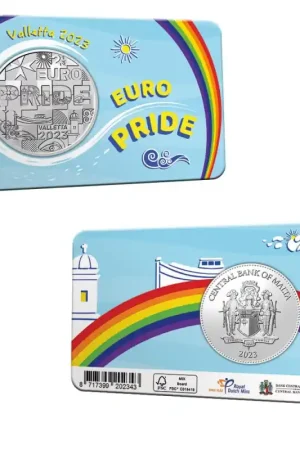 Oferta Malta 2023 2½ euro 'Europride Malta' in coincard