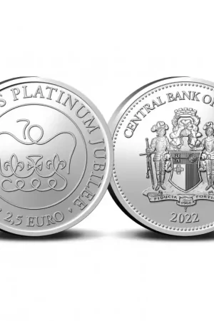 Malta 2022 2½ euro 'Koningin Elisabeth II Platina Jubileum' Unc Darmowa dostawa