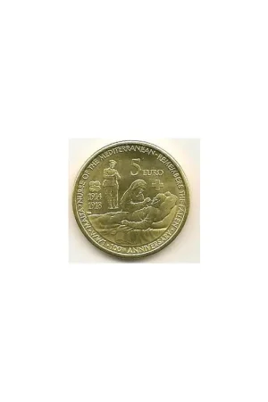 Promocja Malta 2014 5 euro eerste wereldoorlog Unc