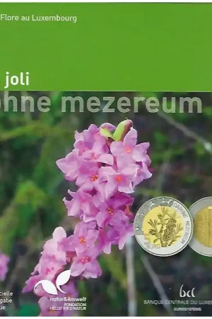 Rabat Luxemburg 2022 5 euro 'Daphne Mezereum' Proof