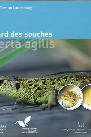 Luxemburg 2021 5 euro 'Zandhagedis' Proof Bezpieczna płatność