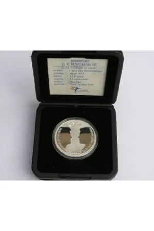 Nederland 2002 10 euro Huwelijksmunt Zilver Prooflike Oferta limitowana