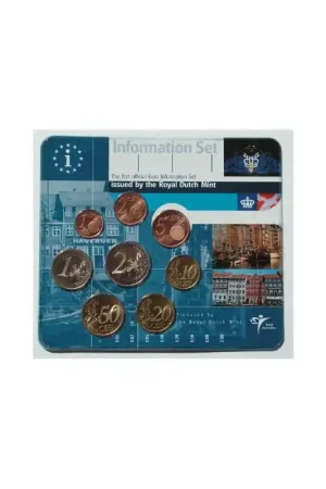 Ekspresowa dostawa Nederland 2002 (5) Denemarken Informationset (munten uit 2001)