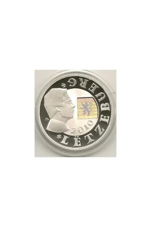 Promocja Luxemburg 2010 7 Euro 'Huwelijk Jean & Elisabeth' in capsule