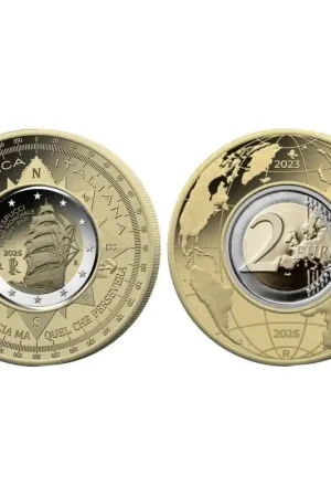 Wyprzedaż Italië 2025 10 + 2 Euro 'Amerigo Vespucci' Proof