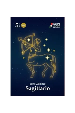 Popularny Italië 2024 5 Euro 'Sterrenbeelden - Boogschutter' Fdc