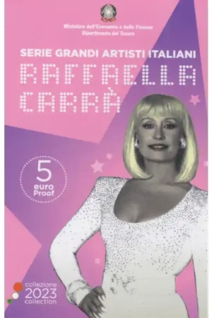 Promocja Italië 2023 5 Euro 'Raffaella Carra' Proof