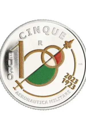 Bezpieczna płatność Italië 2023 5 Euro 'Airforce' Proof