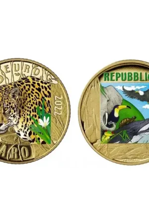 Italië 2022 5 Euro 'Jaguar' Unc Wyprzedaż