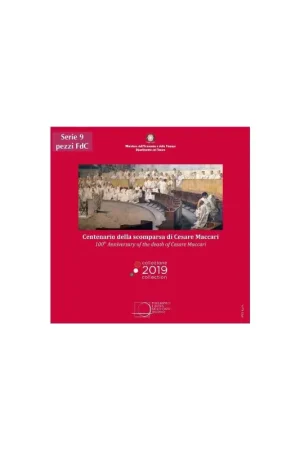 Autentyczny Italië 2019 Bu set met de 5 euromunt (9 munten)