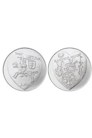 Litouwen 2017 1½ euro Casimer's fair Unc Zwrot pieniędzy