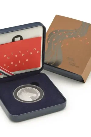 Oryginalny Kroatië 2025 4 euro 'Kroatisch koudbloed paardenras' Zilver Proof